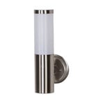 Kristof Outdoor Wall Lamp Stainless Steel - Lindby