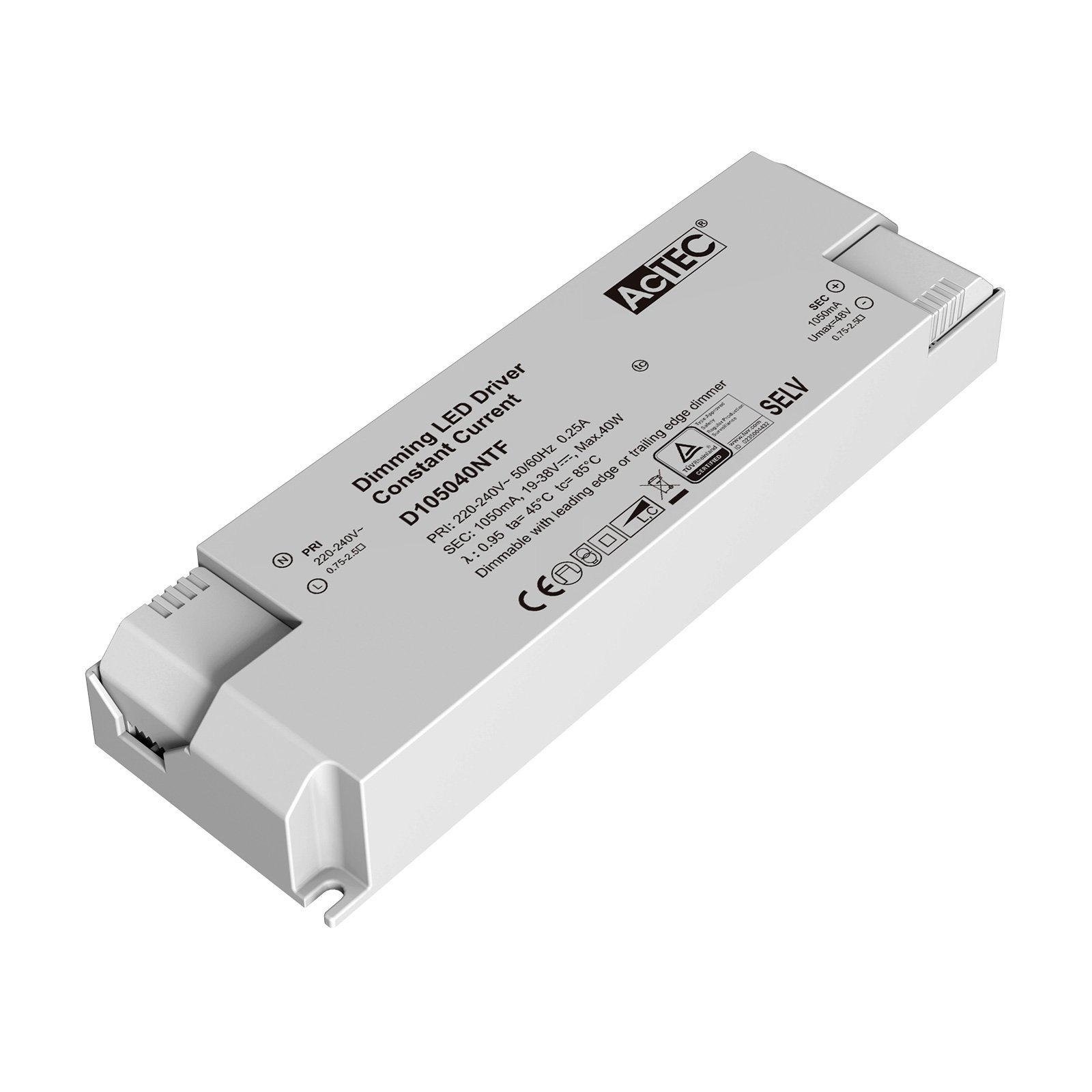 AcTEC Triac LED-Treiber CC max. 40W 1.050mA