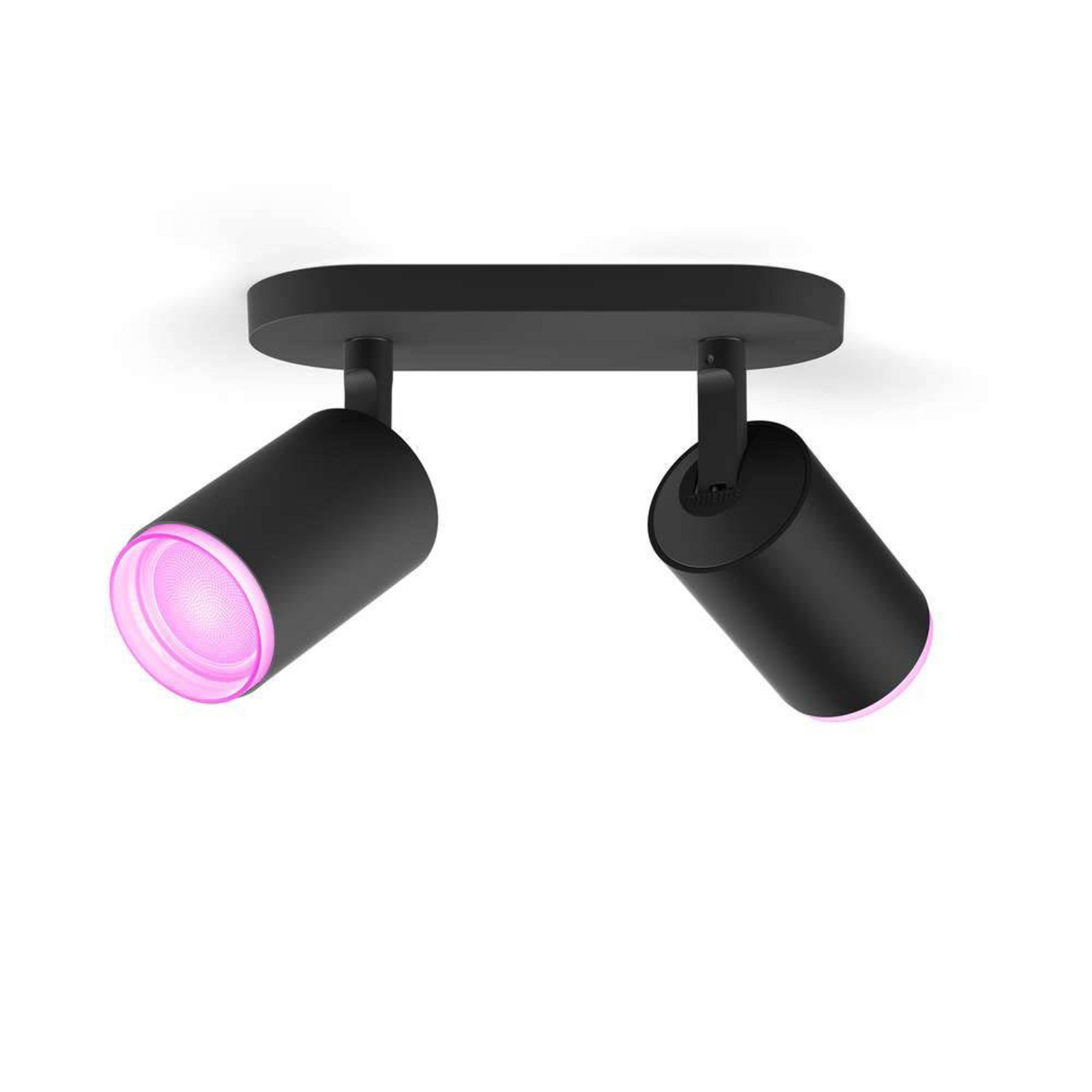 Fugato Spot 2 Plafonieră Bluetooth White/Color Amb. Black - Philips Hue