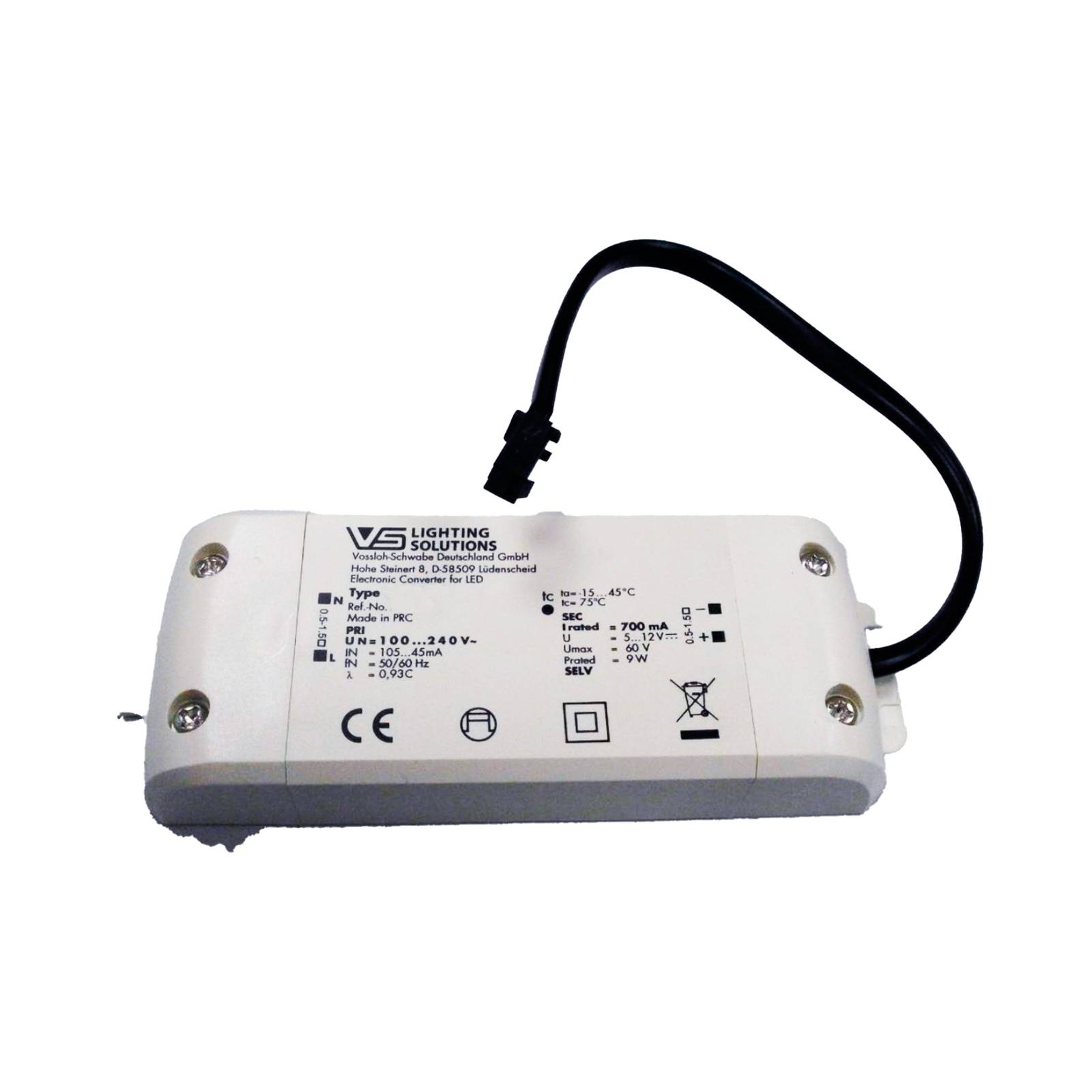 LEDS-C4 driver 700mA 5-13V 3,5-9,1W non dimmable