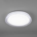 LED-taklampa Heracles, tunable white, Ø 38 cm