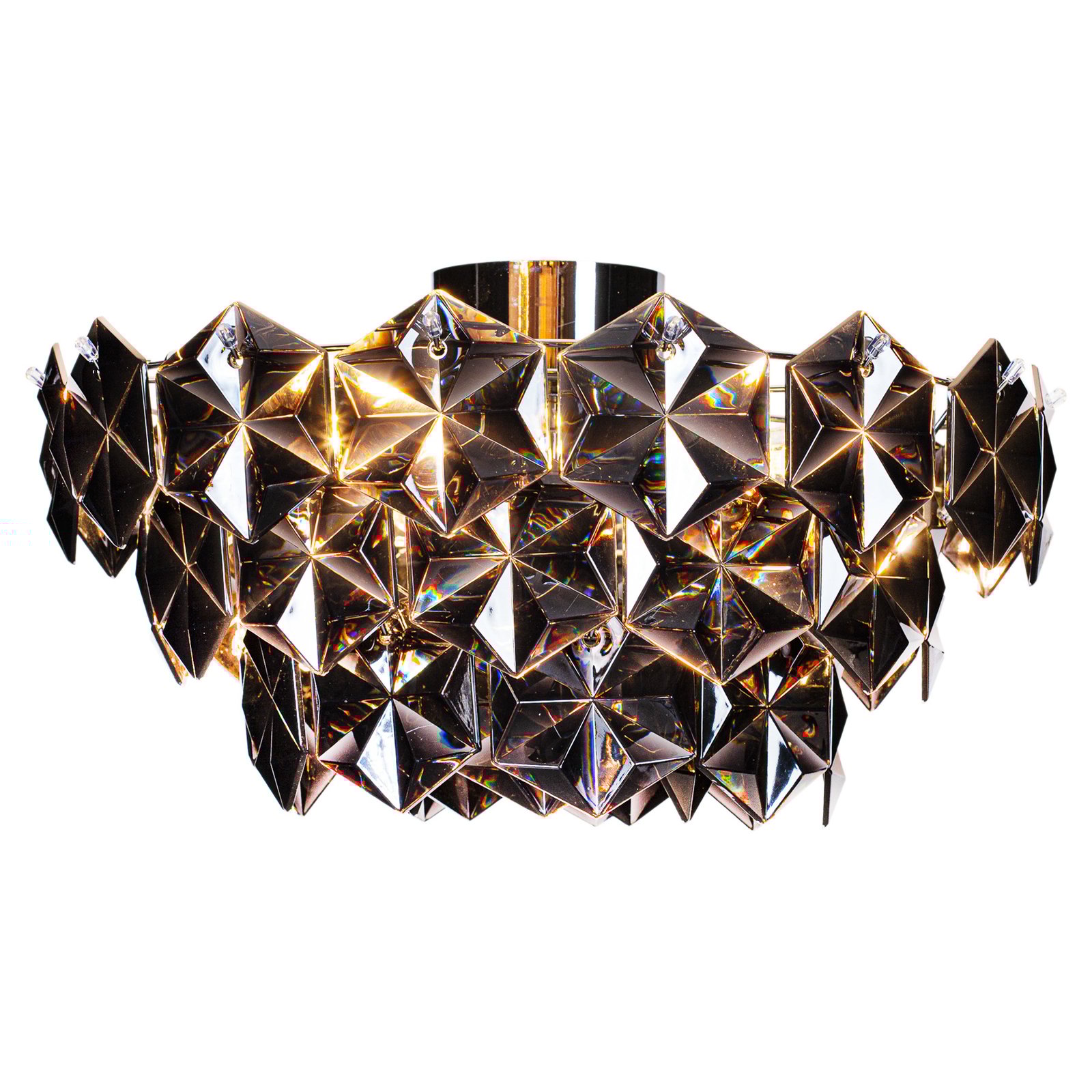 Monarque Ceiling Lamp Chrome/Black - By Rydéns