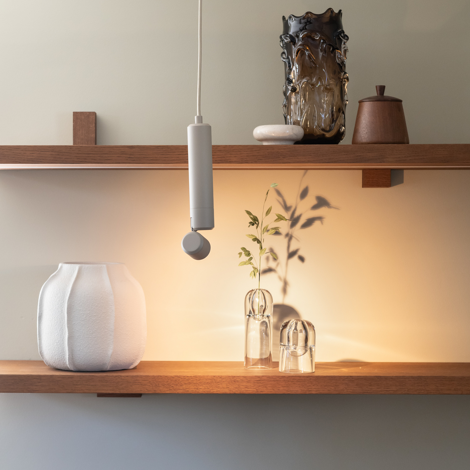 IT'S ABOUT ROMI – żyrandol LED „Milan”, kolor piaskowy, Ø 6 cm IT'S ABOUT ROMI – żyrandol LED „Milan”, kolor piaskowy, Ø 6 cm