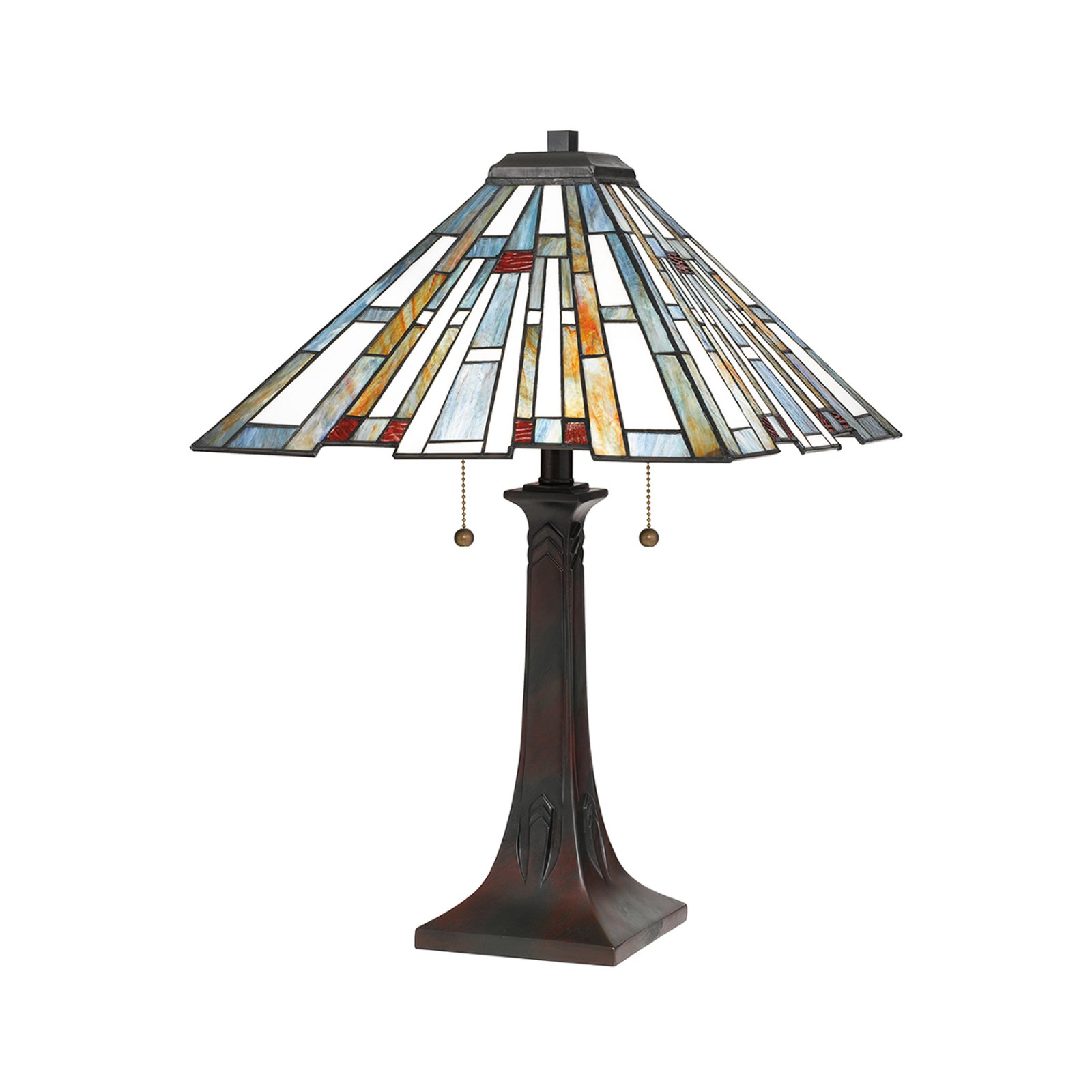 Maybeck bordlampe i Tiffany-design