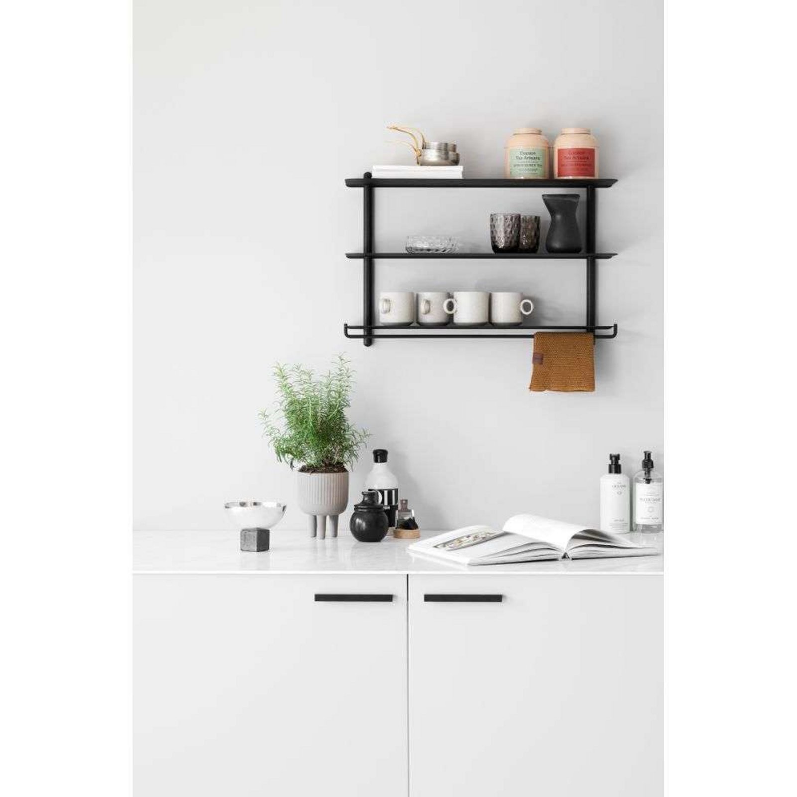 Nivo Shelf Rail Negru - GEJST