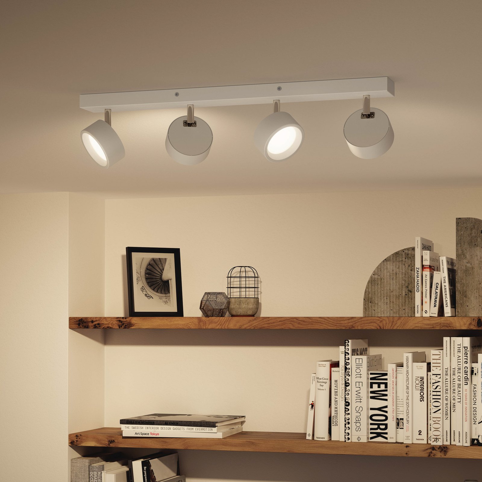 Bracia LED-Deckenspot 4-flammig, weiß - Philips