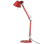 Artemide Tolomeo Micro -pöytävalaisin, punainen