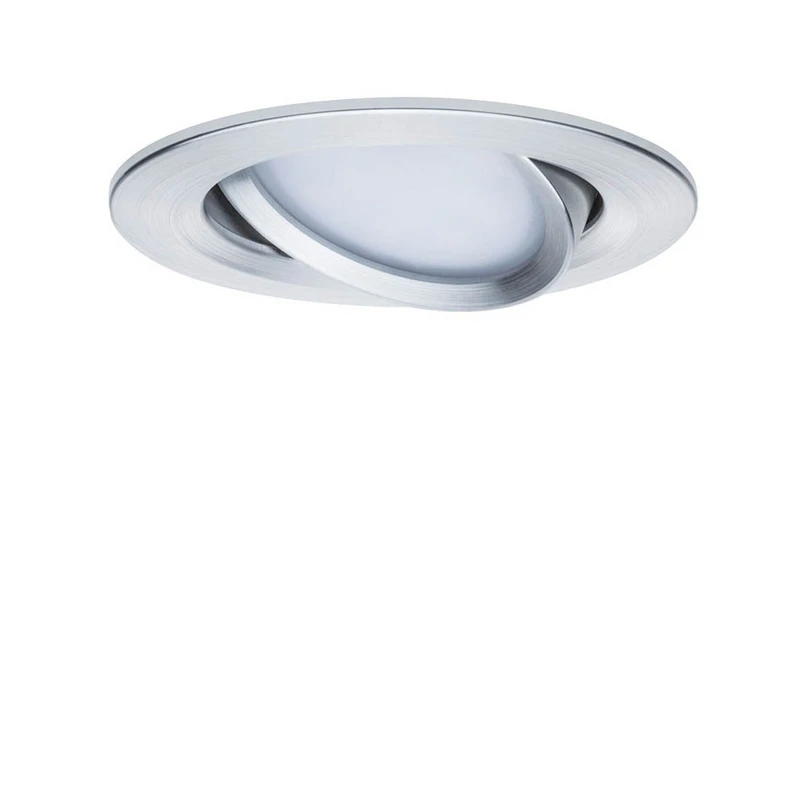 Paulmann – Nova Coin Recessed Deckenleuchte 3pcs. Ø84 RGBW Turned Aluminium