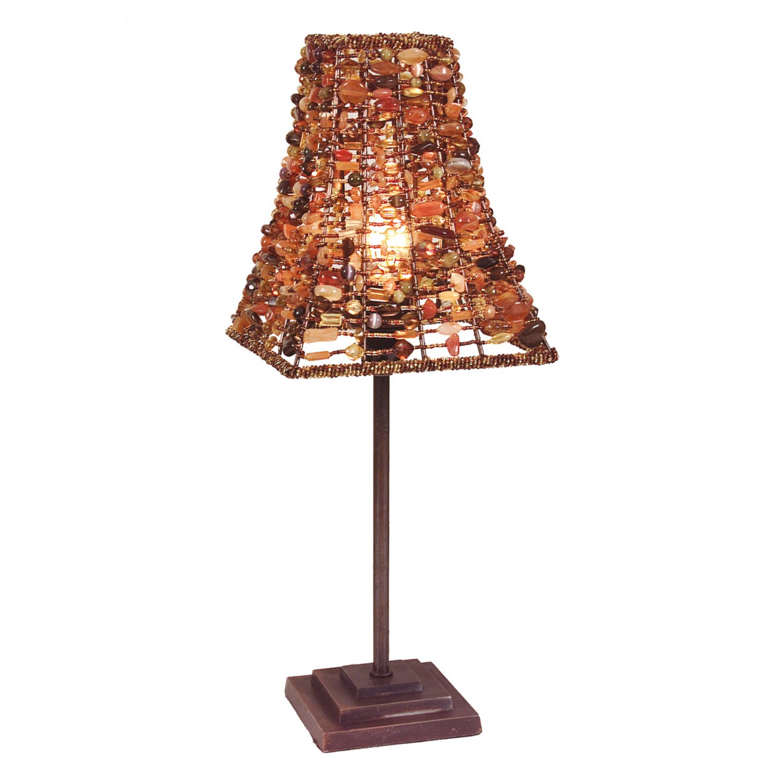 Bella table lamp with a square lampshade/foot