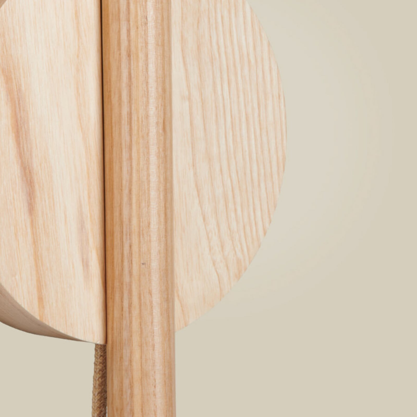 GOOD & MOJO applique a LED Okinawa, naturale, spina, legno