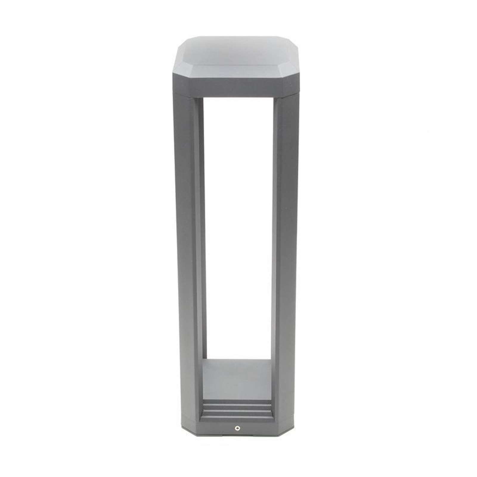 LED soklové světlo Rubkat, šedá, výška 50 cm