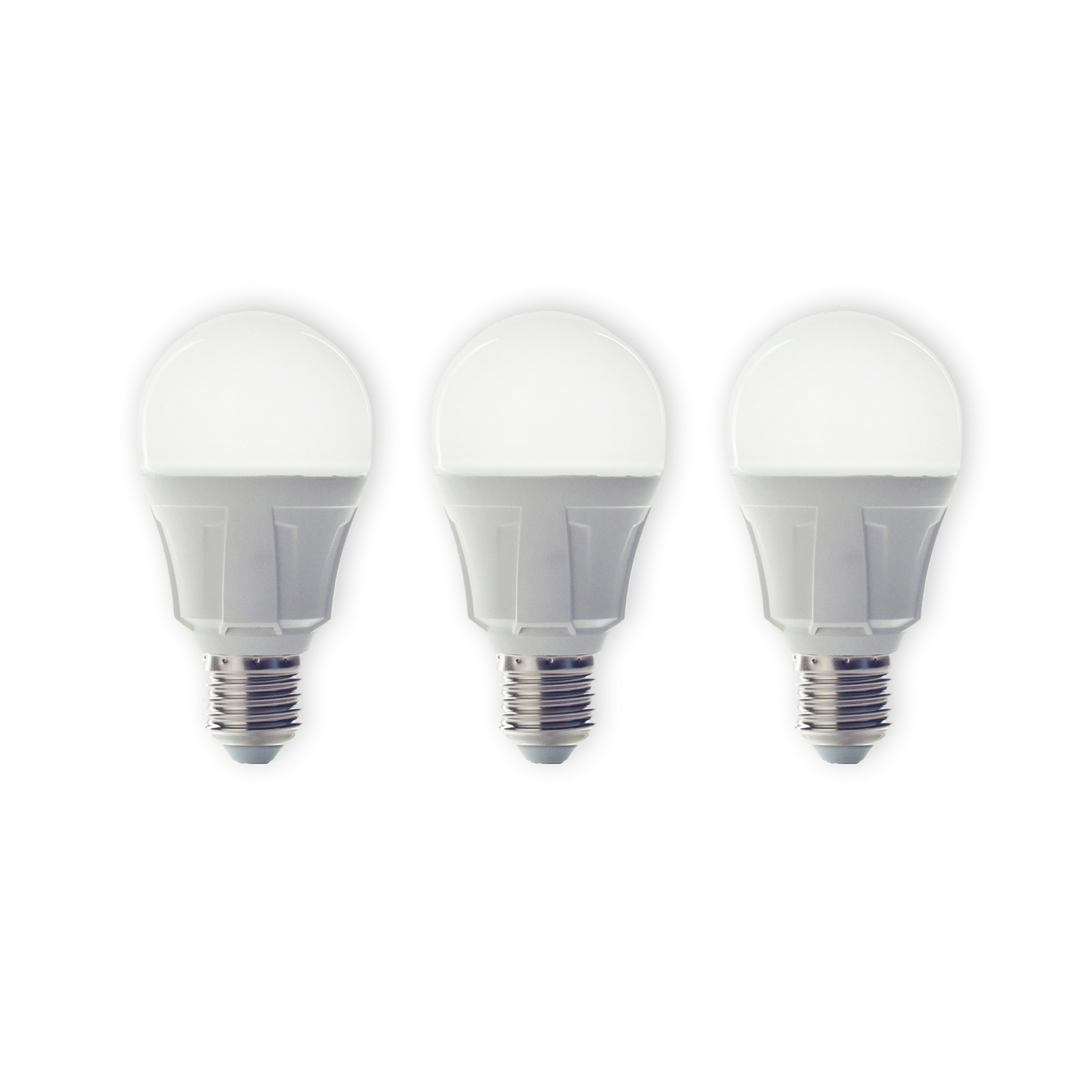 Lindby LED-Leuchtmittel, 3er-Set, E27, 8,5 W, matt, 3.000 K