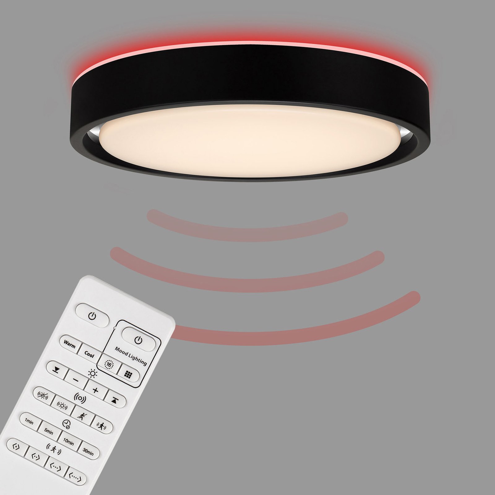 tekort Geaccepteerd Rondsel LED plafondlamp Talena M RGB CCT met sensor | Lampen24.nl