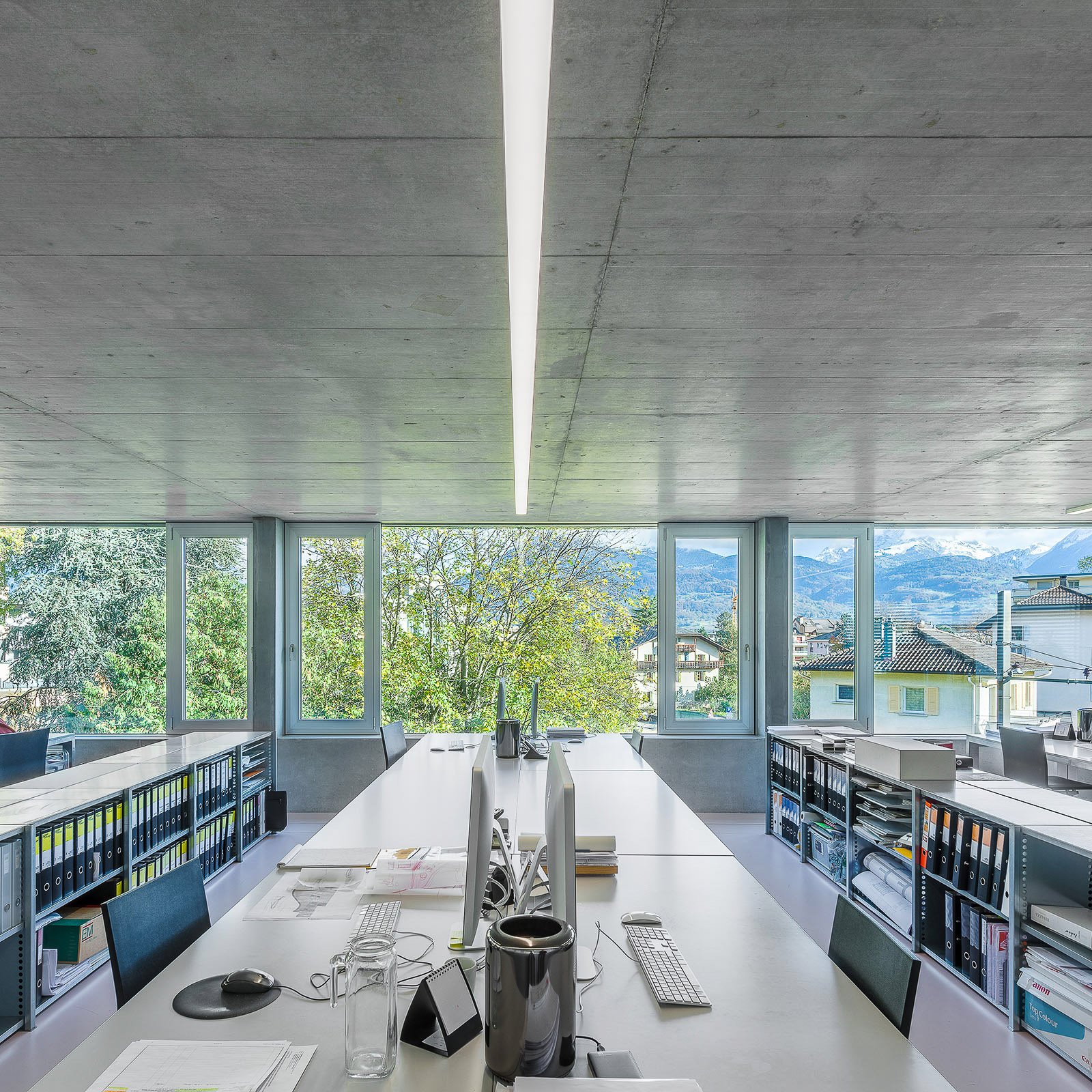 Regent Purelite Office LED-Deckenleuchte 123,1cm