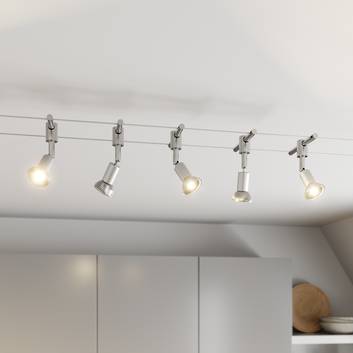 Five-bulb cable lighting system Rope with LEDs