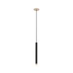 LEDS-C4 LED inbouwpendel Kaars, zwart, 1-lamp, aluminium