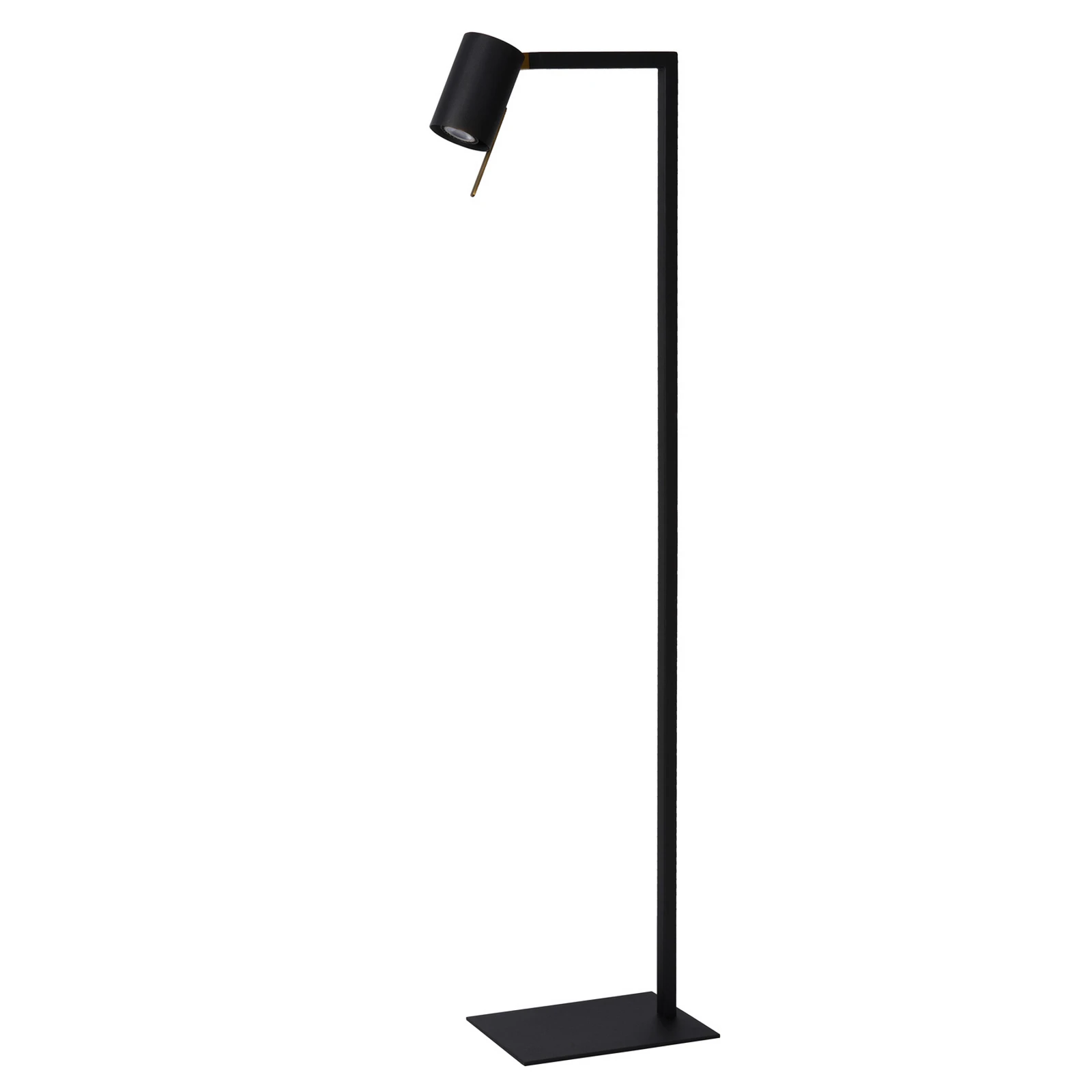 Lesley podna lampa, crna, visina 130 cm, metalna