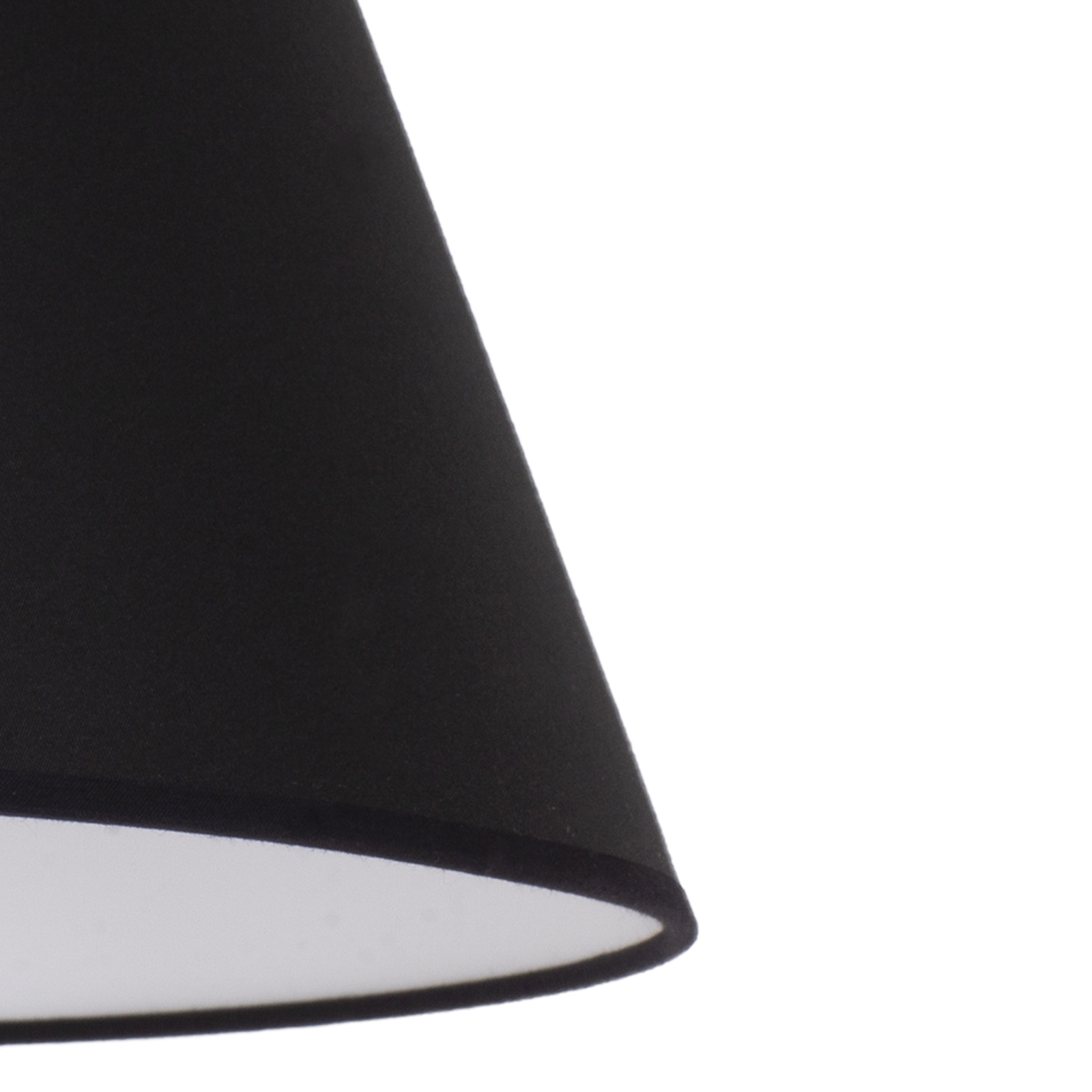 Abat Jour Rayé Noir Et Blanc Abat-jour Sofia hauteur 31 cm, noir/blanc | Luminaire.fr