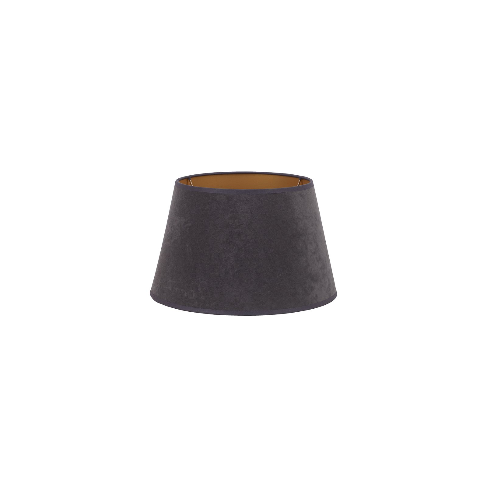Cone lampshade height 18 cm, graphite/gold