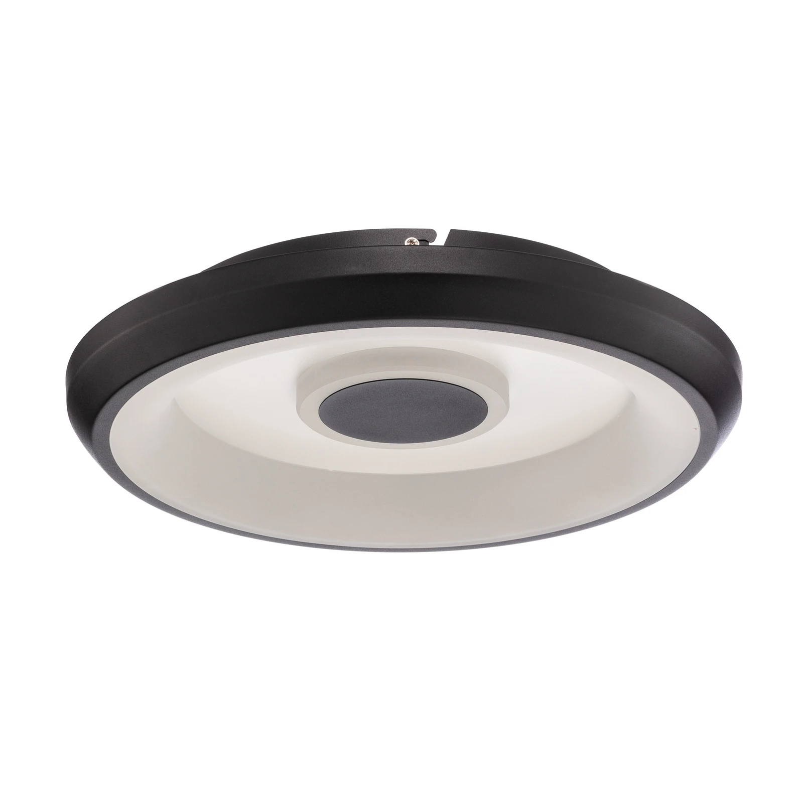Lindby Smart Lynden LED-es mennyezeti lámpa Ø 38 cm fekete RGB Tuya