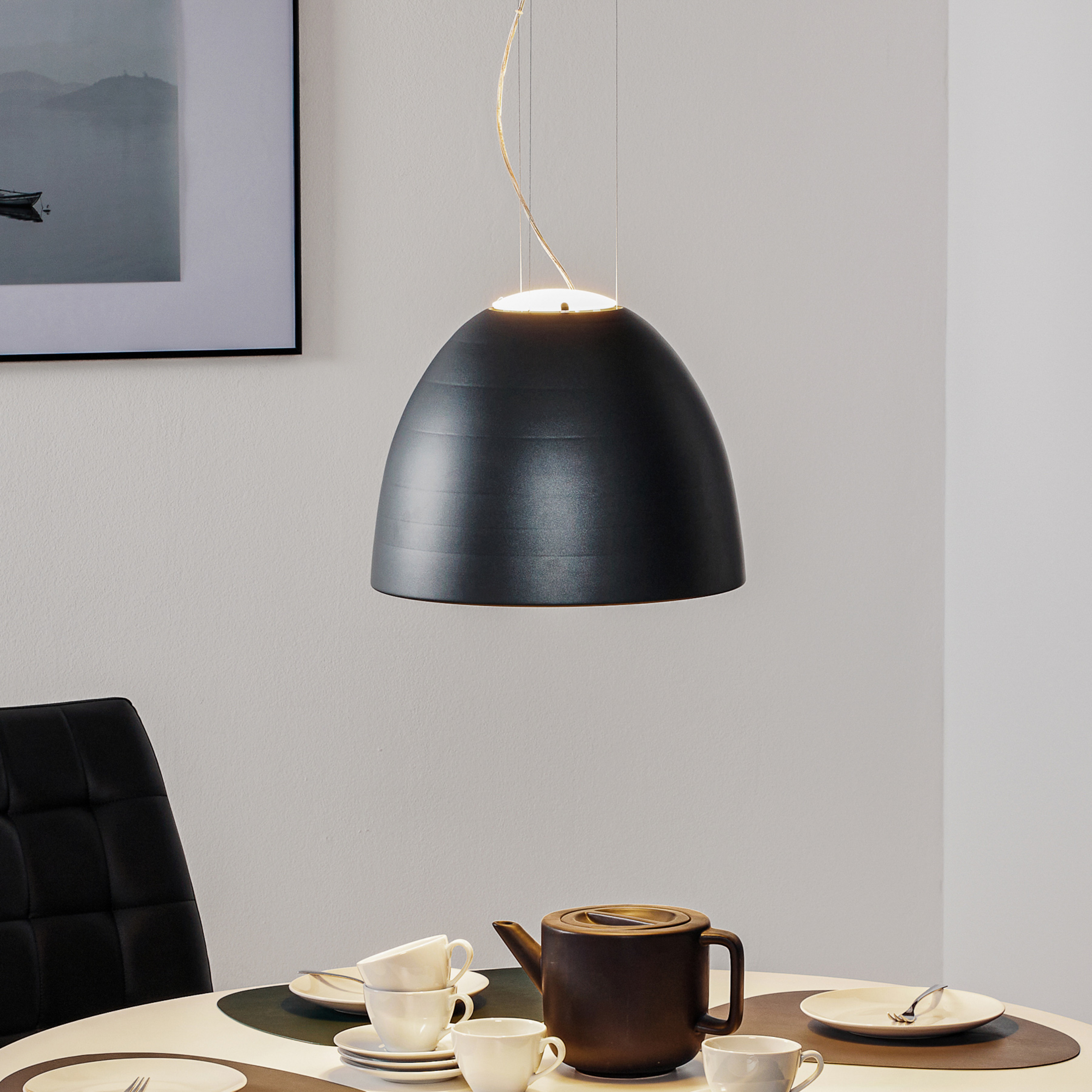 Artemide Nur Mini hængelampe, antracit