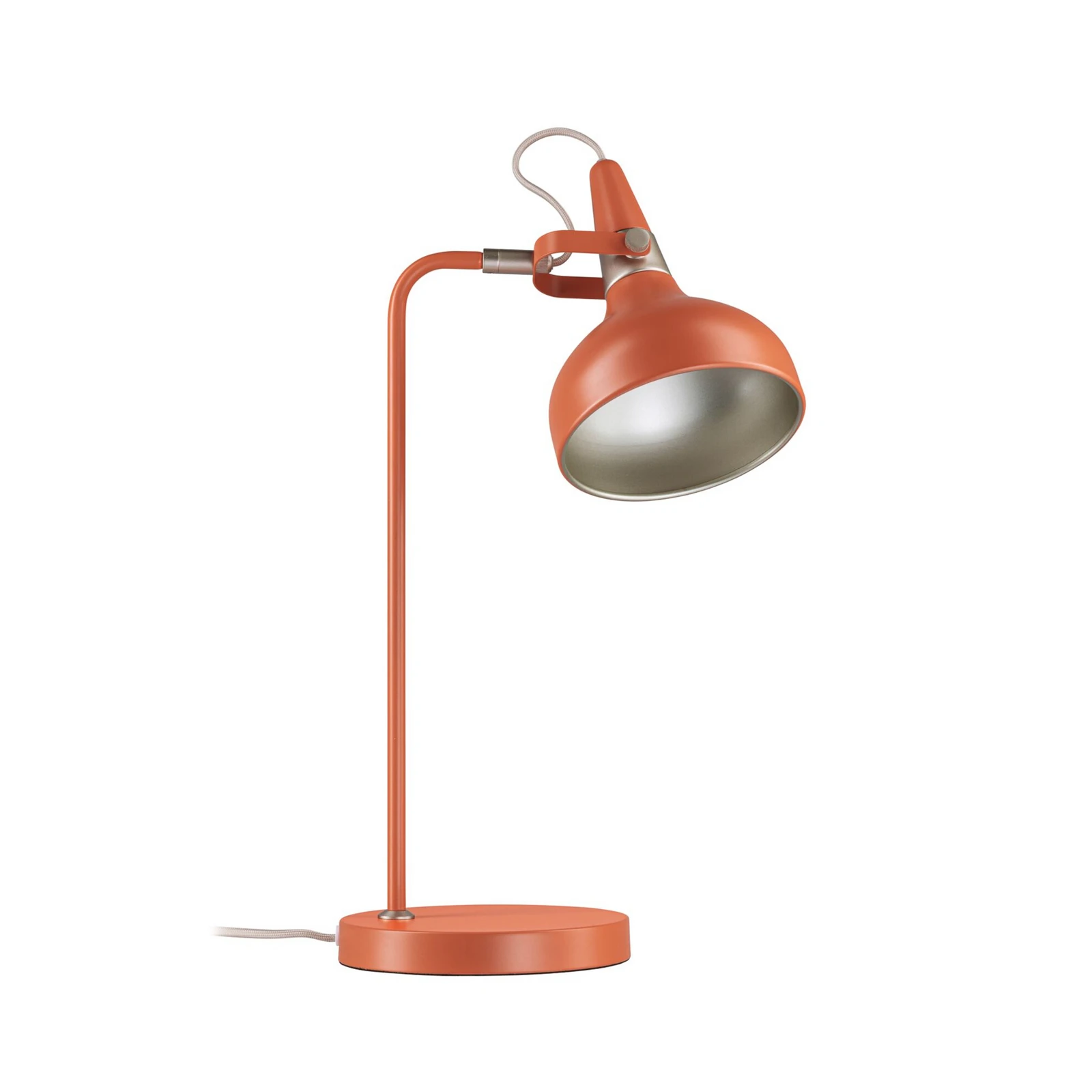 Paulmann Juna STYLE table lamp, peach, height 51 cm, metal