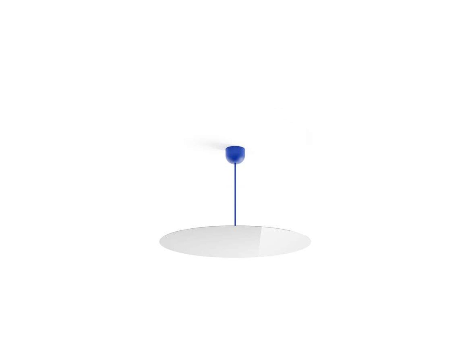 Millimetro Stropní Lampa H53 Ø85 Royal Blue/Mirror - Luceplan