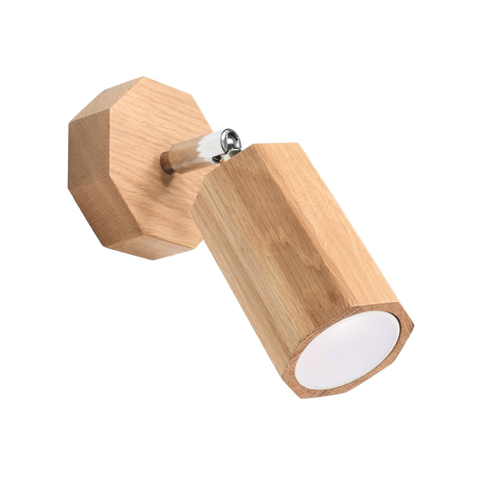 Envostar Peach Puff Wandspot Holz Oktagon 1-flg.