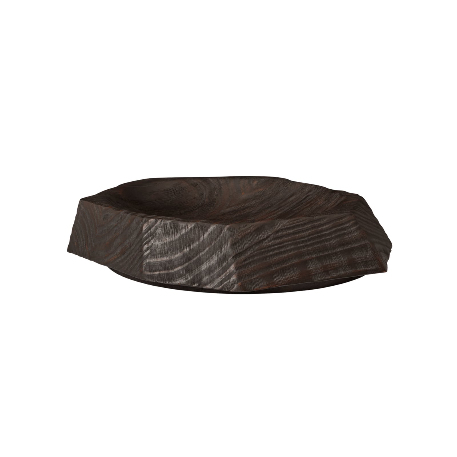 Koh Schale, dunkelbraun, Ø 35 cm, Kiefernholz - ferm LIVING