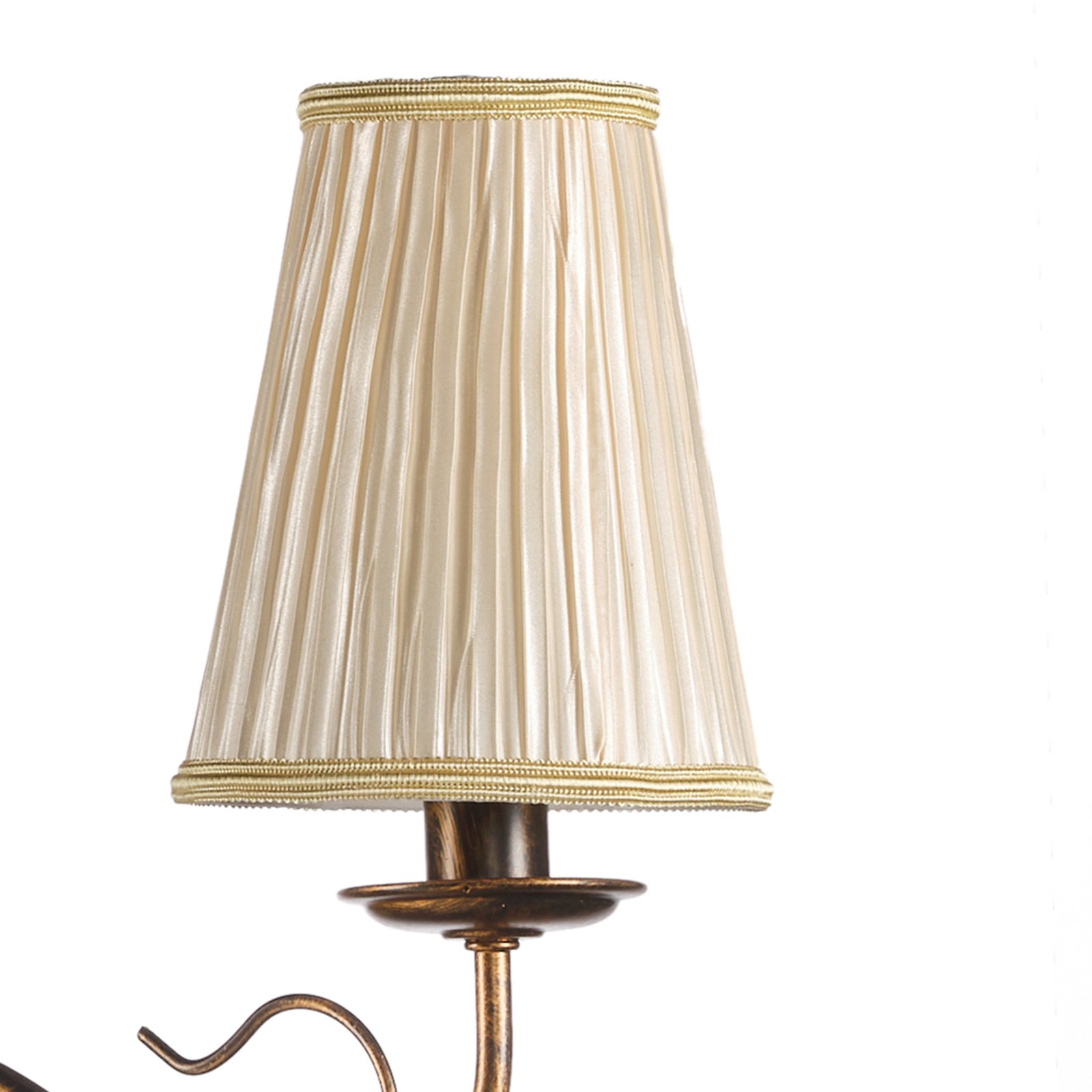 Delia kroonluchter, bronskleurig, 3-lamps, Ø 60 cm