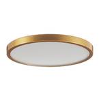 Vika LED ceiling light, round, matt gold, Ø 30 cm