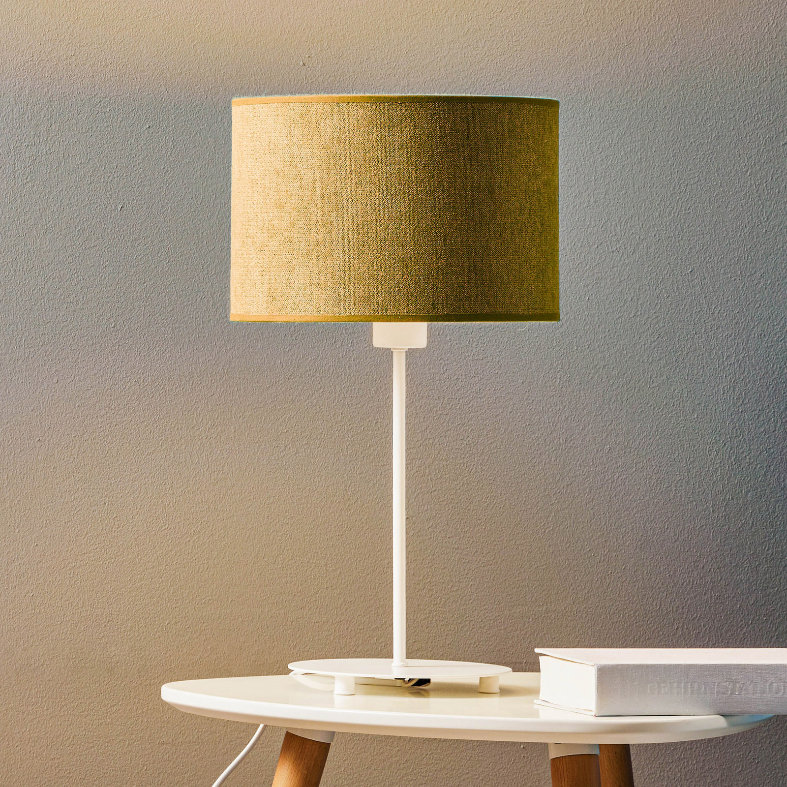 Lampada da tavolo Pastell Roller 50cm giallo