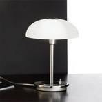 Lámpara de mesa Fonta con Kippschalter níquel mate