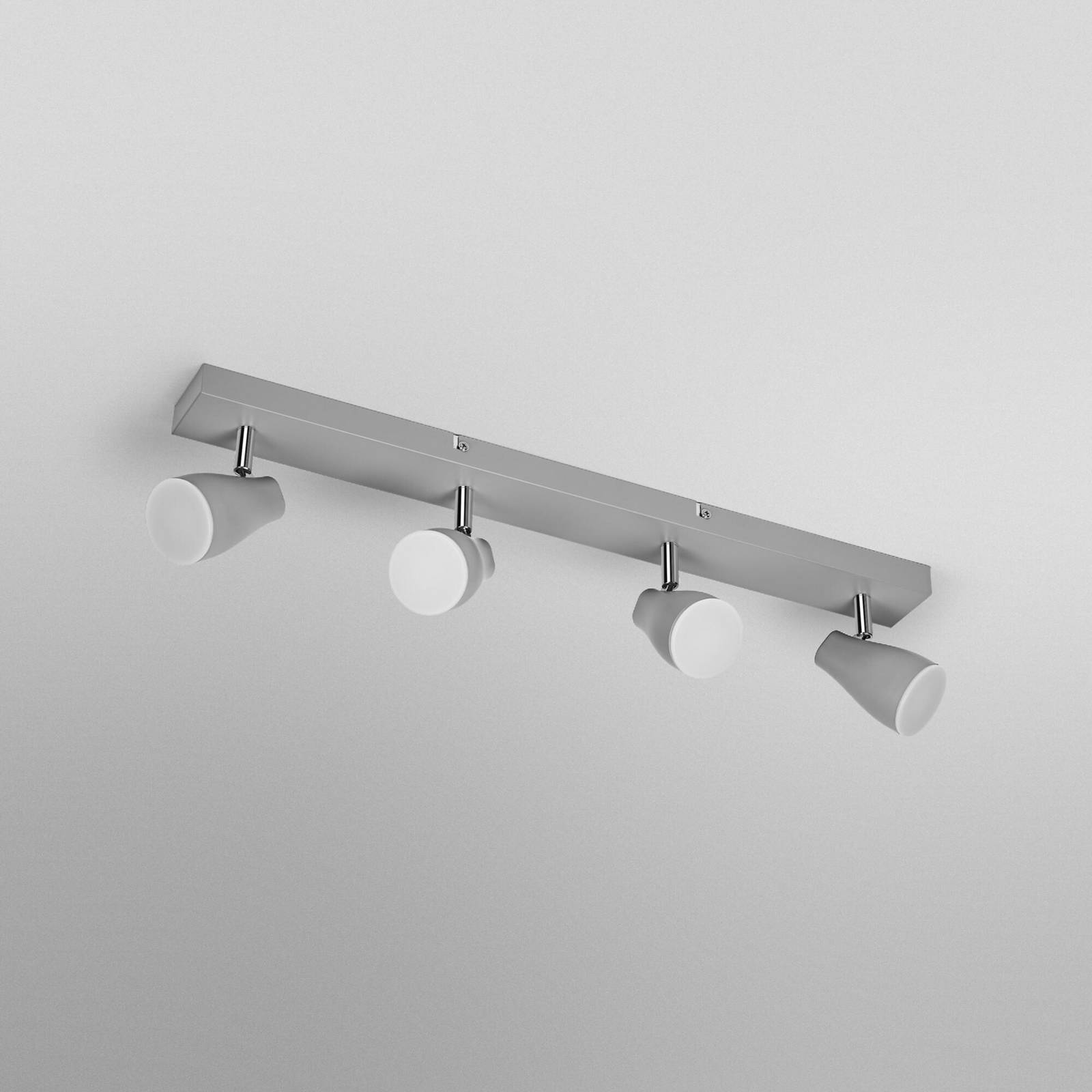 OSRAM Deckenstrahler PEAR, grau, 4-flammig, GU10-LED 2.700 K günstig online kaufen