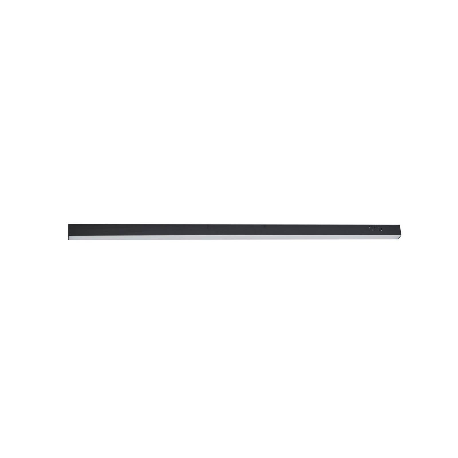 Lucande LED-Deckenleuchte Teniona, 101 cm, schwarz, Alu