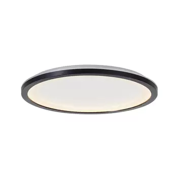 LED-Deckenlampe Tuco, dimmbar, schwarz, Ø 30 cm