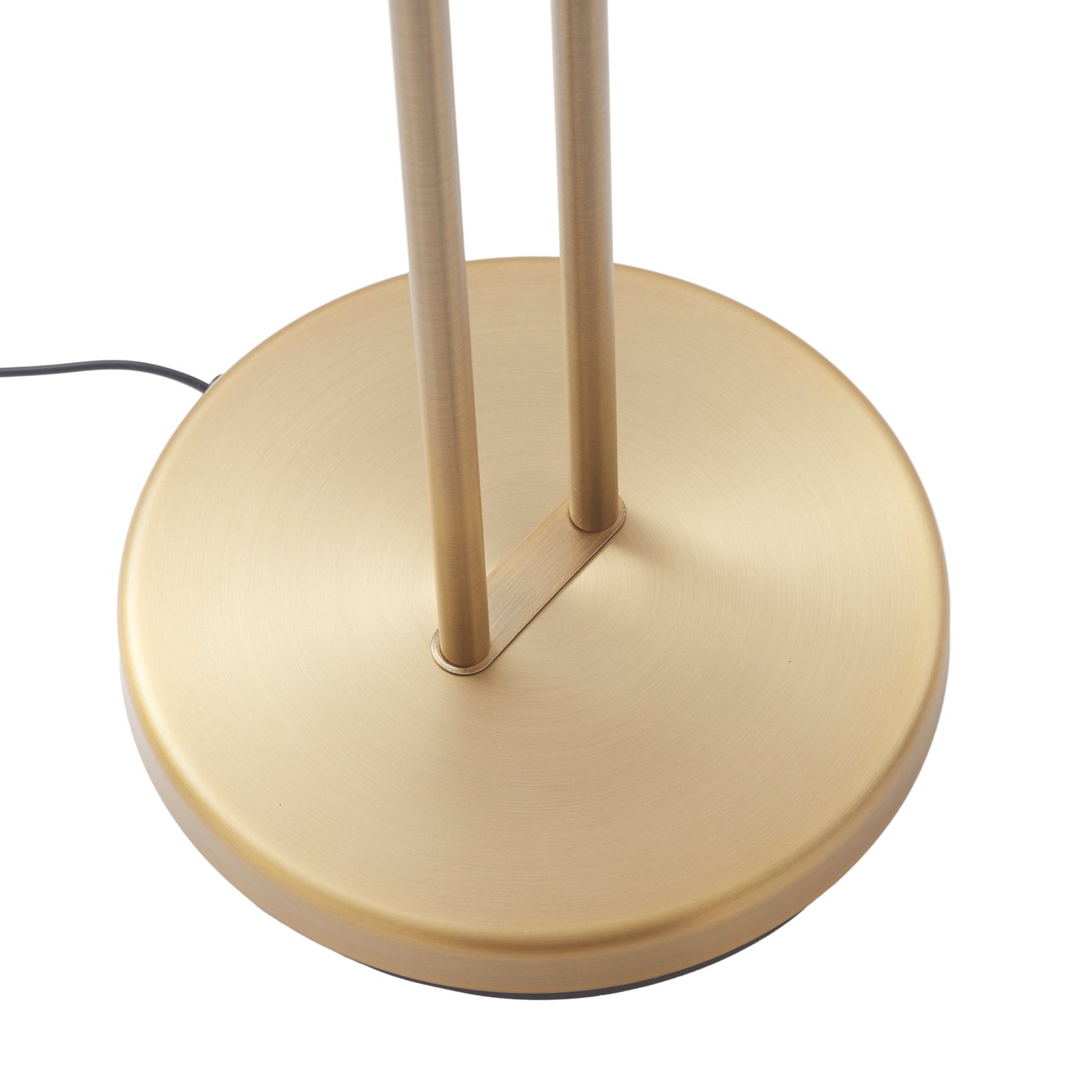 Lindby LED-Standleuchte Josefin, bronze, Leselicht, dimmbar