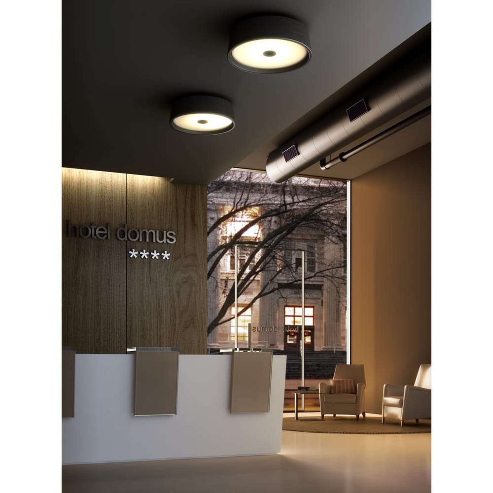 Soho C 38 LED Deckenleuchte Weiß MARSET - Kunststoff