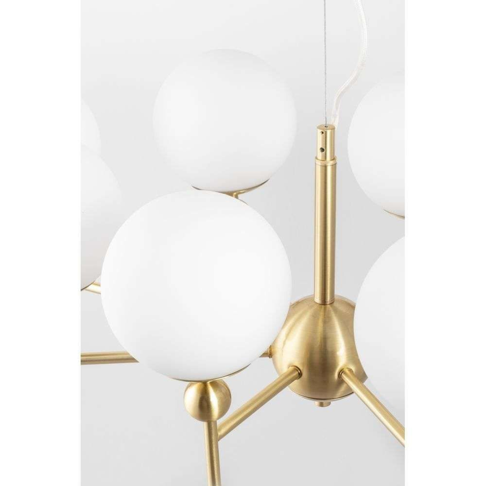 Astrid 85 Lustră Pendul Brushed Brass/White - Globen Lighting