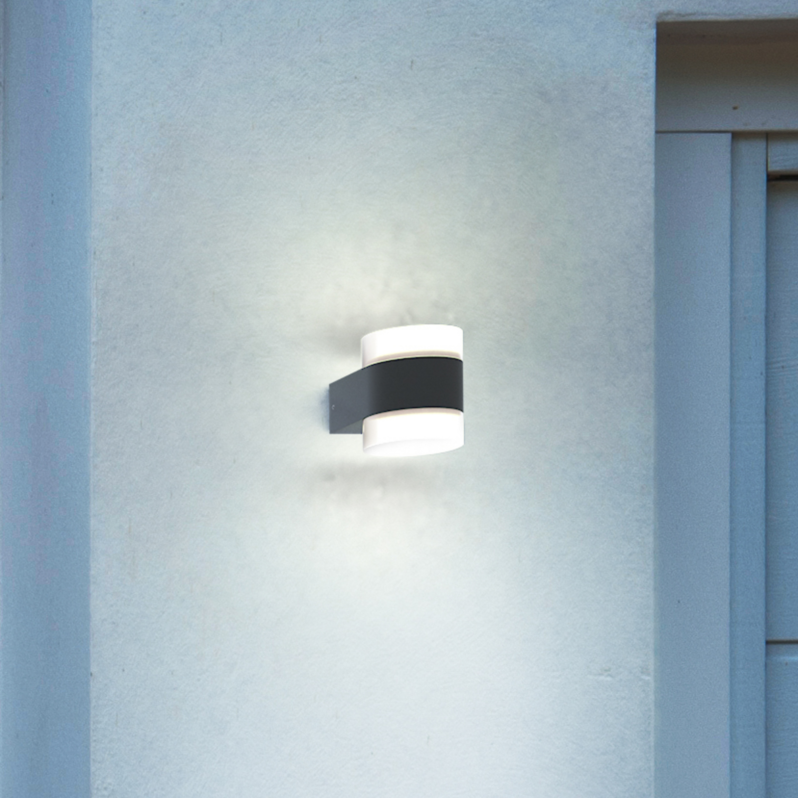 OSRAM LED-Außenwandlampe ENDURA STYLE PUCK, dunkelgrau, IP44