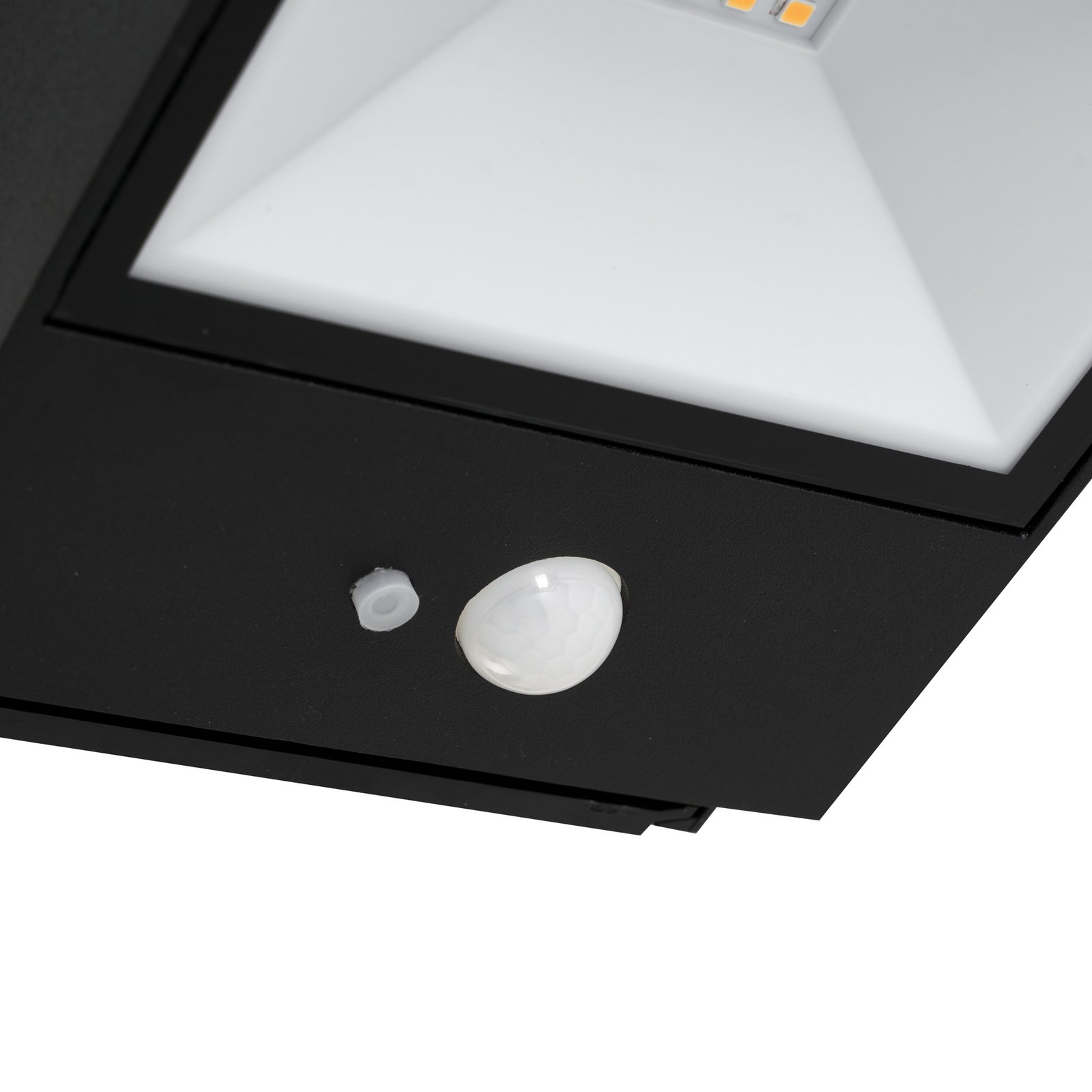 Dava Solarzelle Wandleuchte W/Sensor H5 Schwarz - Lucande