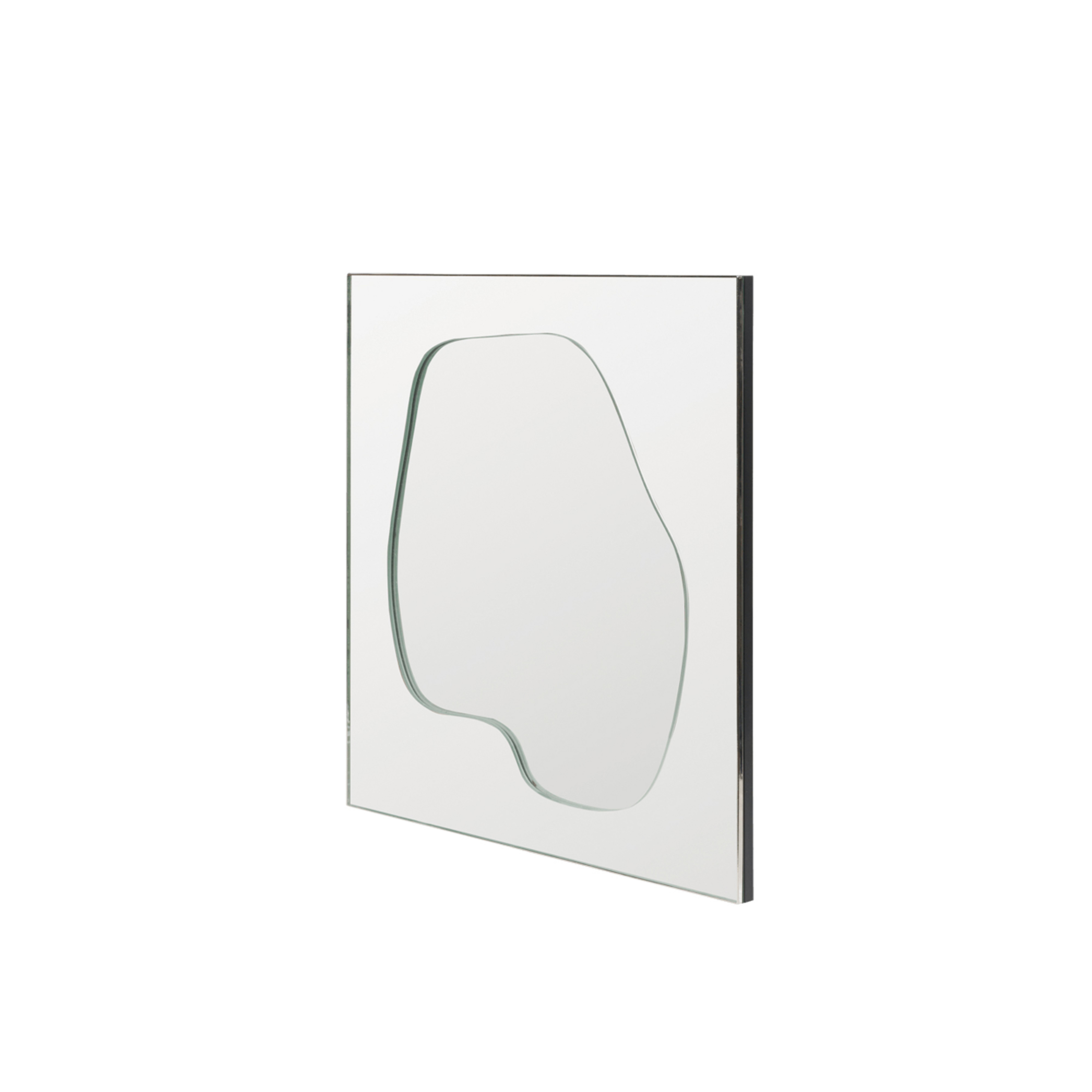 FOLIA Wandspiegel, Höhe 45 cm, Glas - ferm LIVING