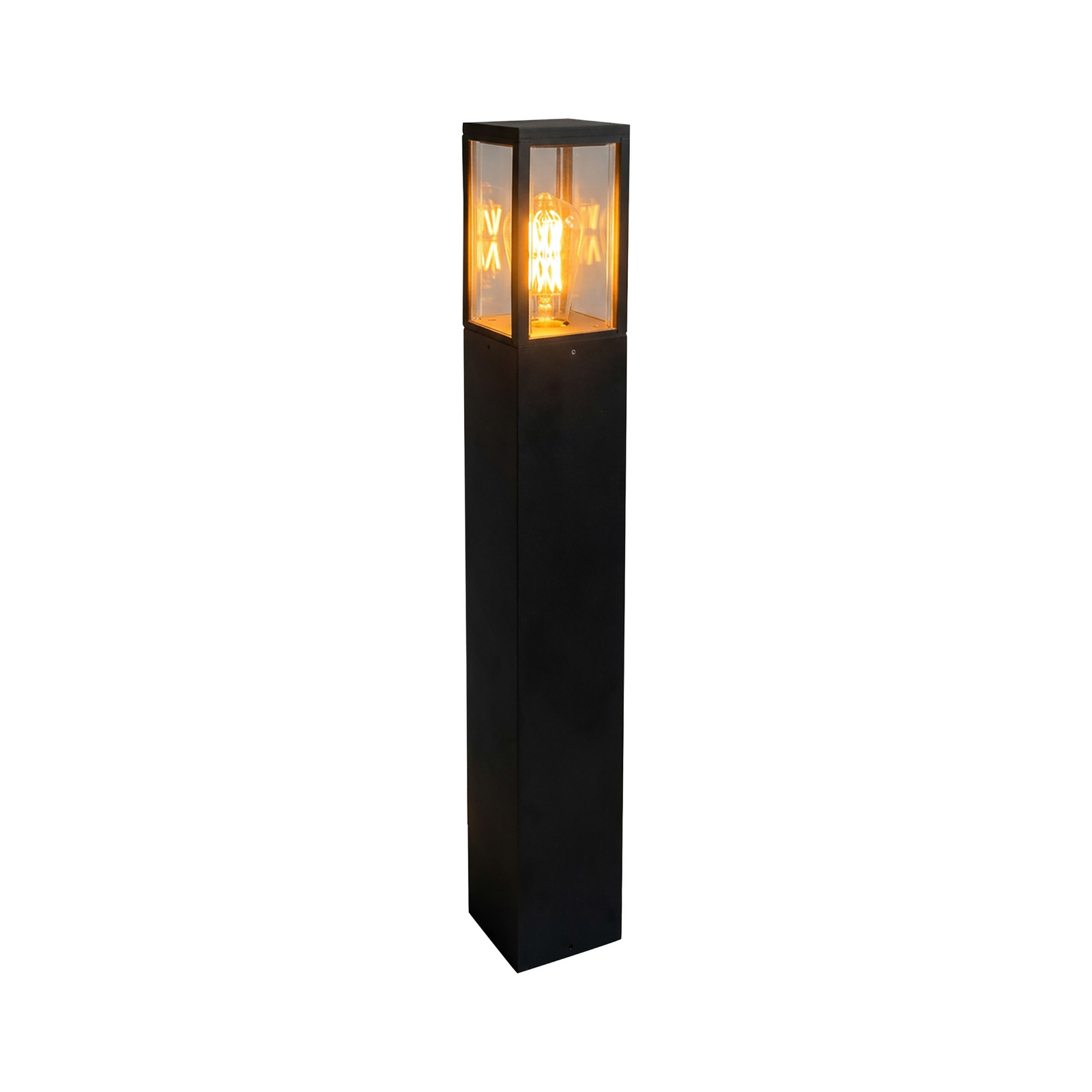Wegeleuchte Dubai, schwarz, ABS, Polycarbonat, E27