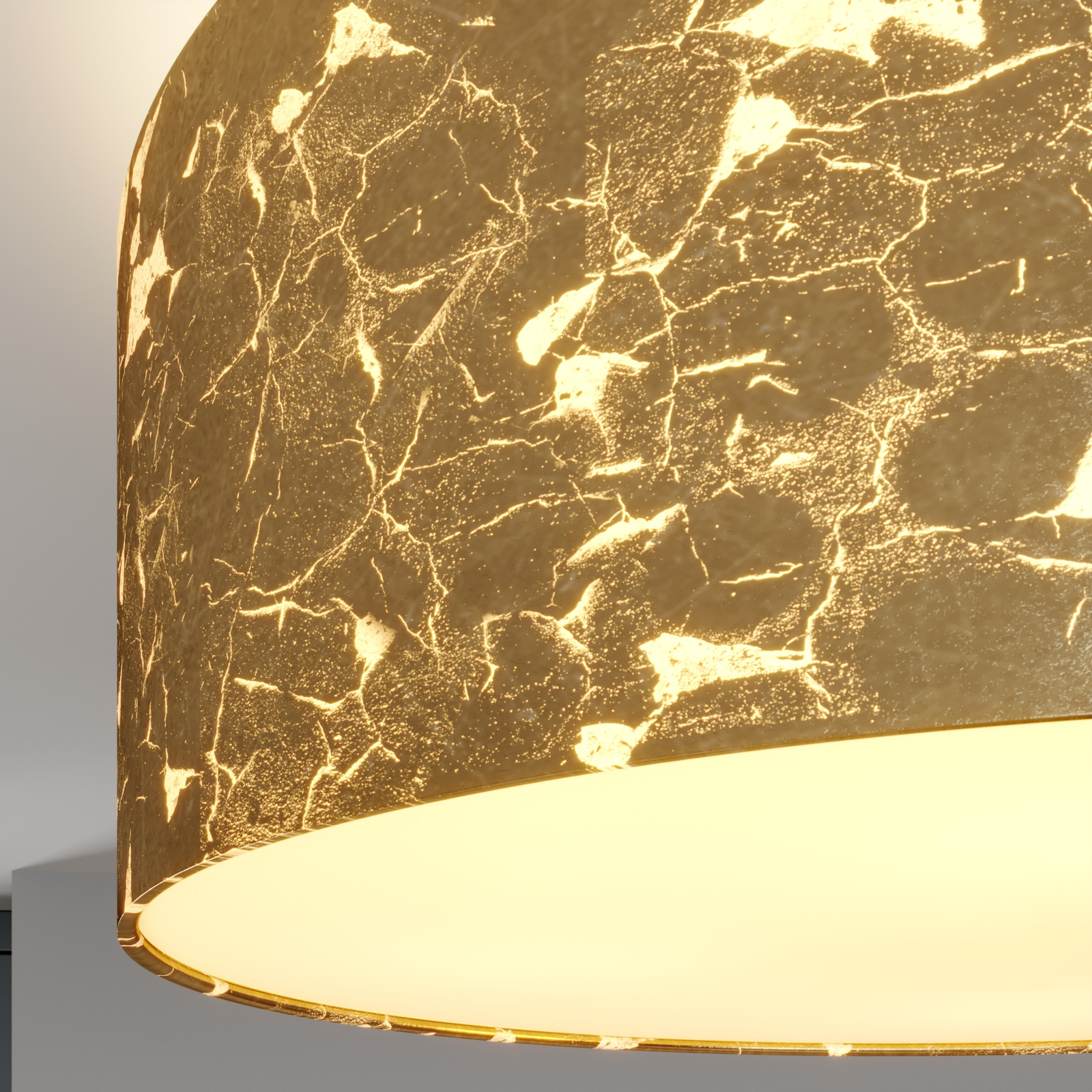 Rothfels Aura LED plafondlamp, 5-lamps, goud