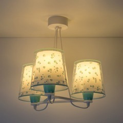 Lámpara colgante infantil Dream Flow, 3 luces
