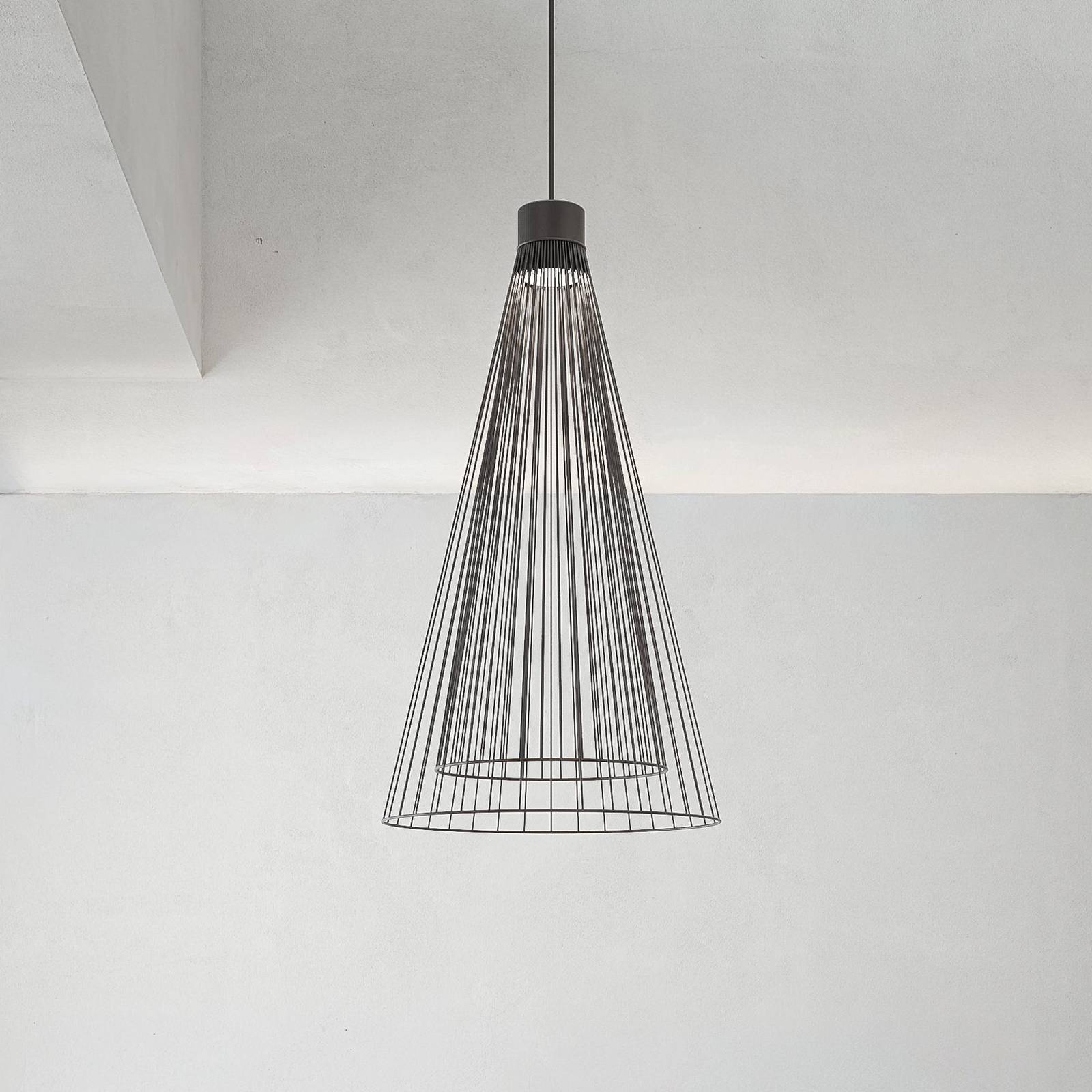 Karman Żyrandol LED Ikonika, czarny, Ø 40 cm, metal