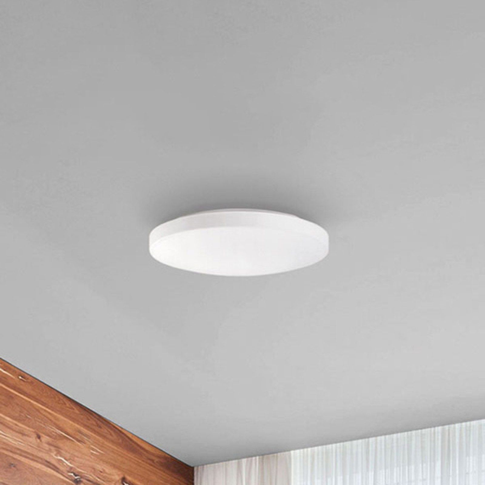 ACB Iluminaci?n LED-taklampe Moon, ? 35 cm, 4?000?K - moderne taklys Baderom - metall, dobbelt lag glass