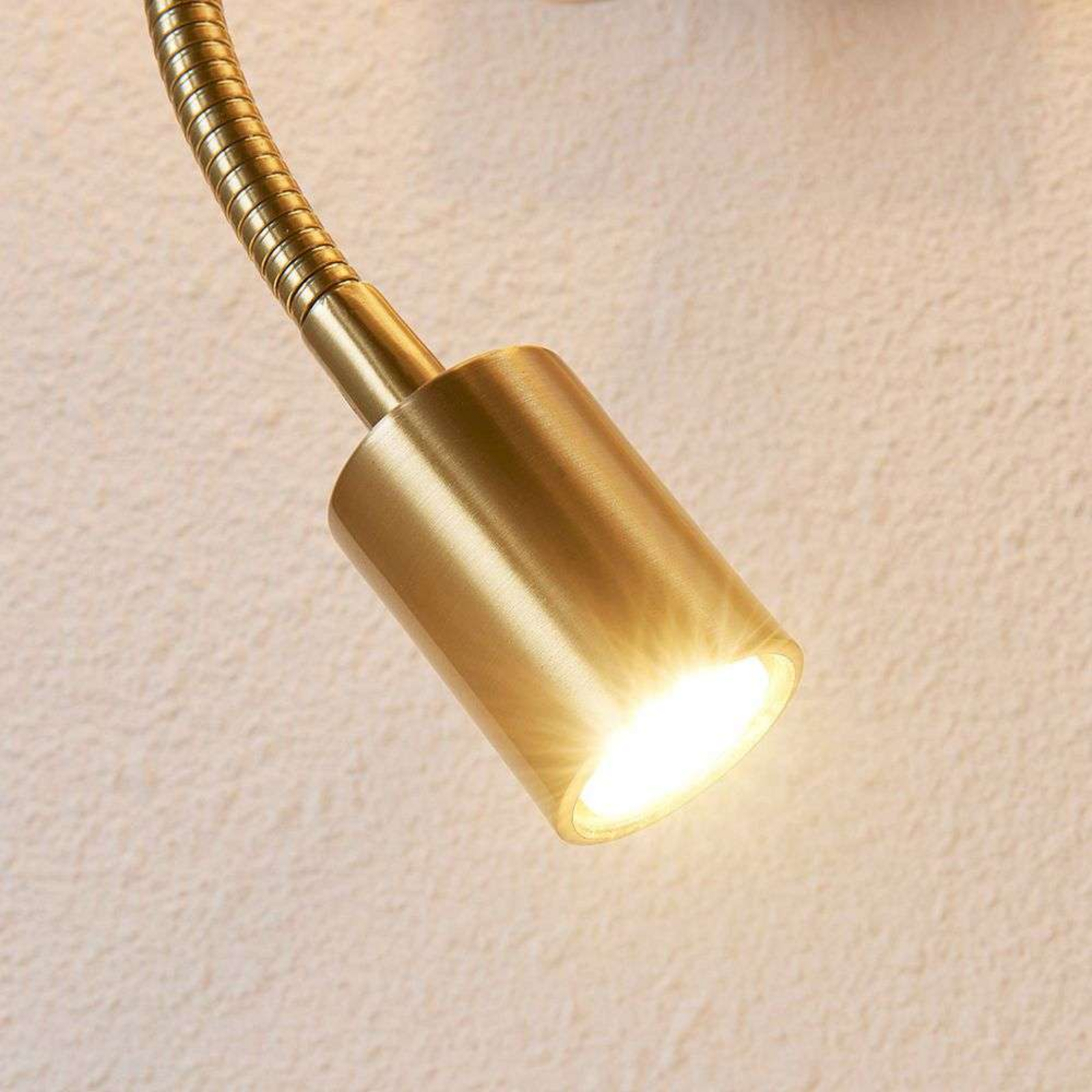 Florens Candeeiro de Parede White/Brass - Lindby