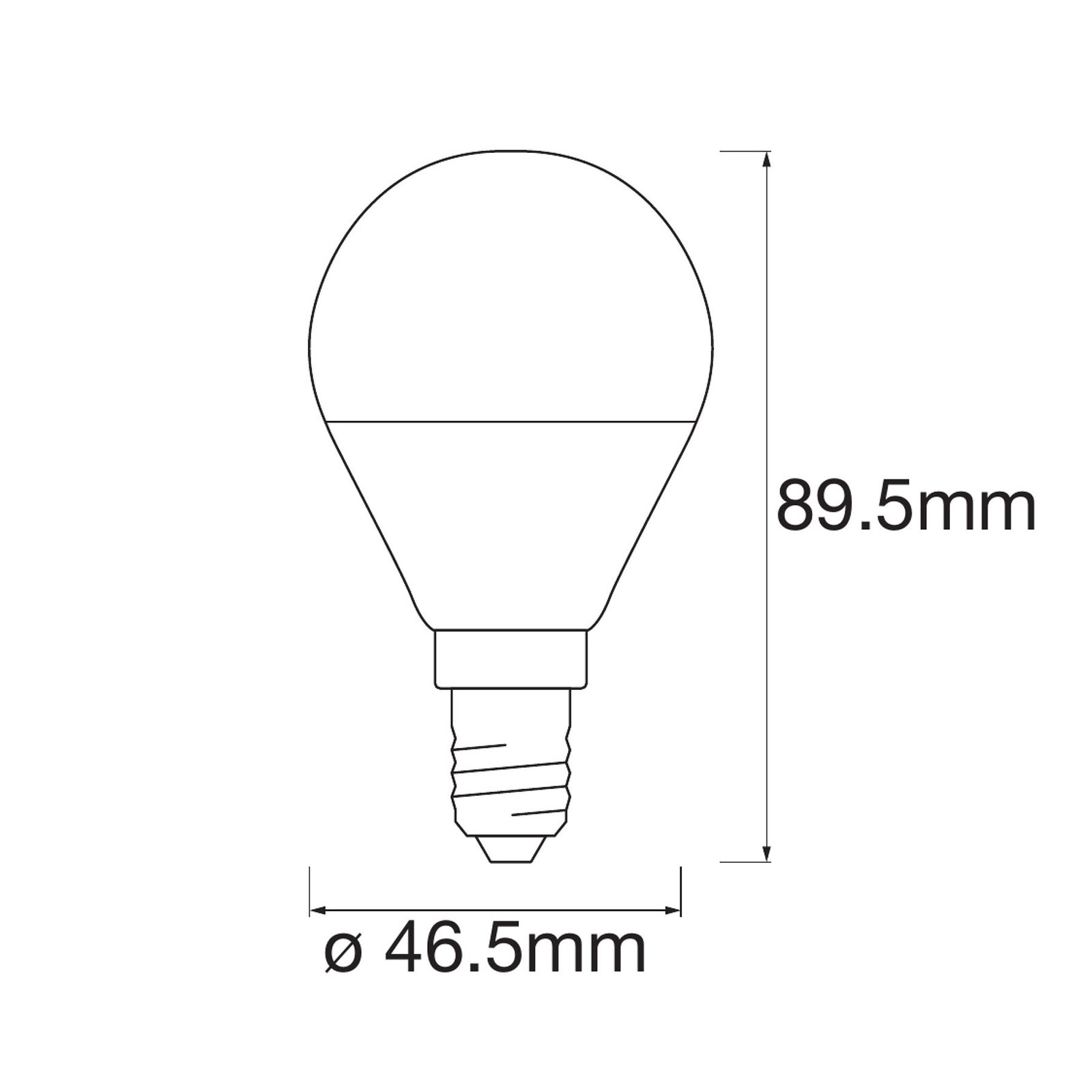 LEDVANCE SMART+ WiFi E14 5 W golf ball RGBW