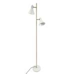 Dyberg Larsen lampadaire Sleep, blanc mastic, hauteur 165 cm, acier